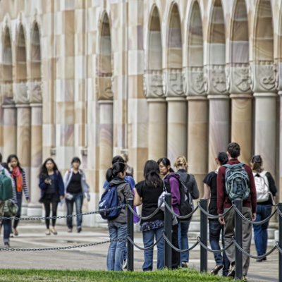 UQ students in the Great Court ... QS ranks UQ at 47th globally